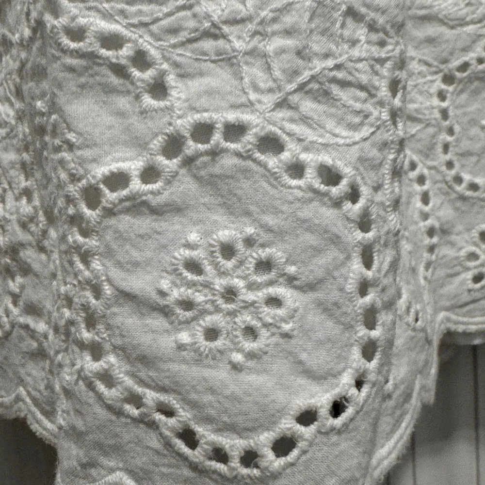 Tahari baby size 18 months white eyelet dress
